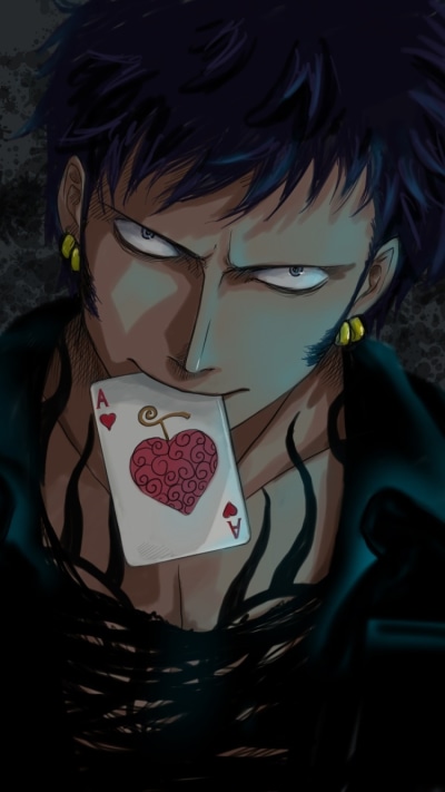 Anime One Piece, Trafalgar Law, 750x1334