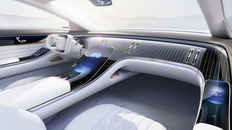 Mercedes-Benz Vision EQS, Frankfurt Motor Show 2019, 4K