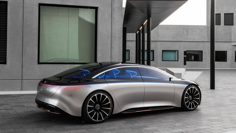 Mercedes-Benz Vision EQS, Frankfurt Motor Show 2019, 4K