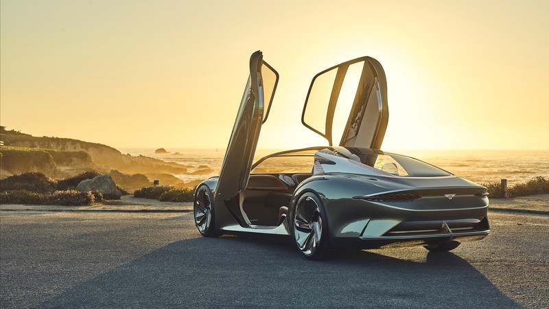Bentley EXP 100 GT, luxury cars, 4K