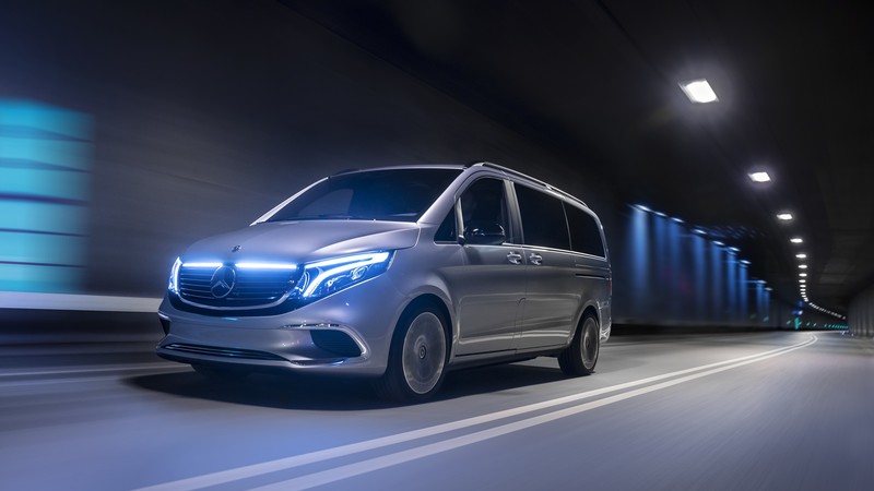 Mercedes-Benz EQV, 2019 cars, electric cars, 4K