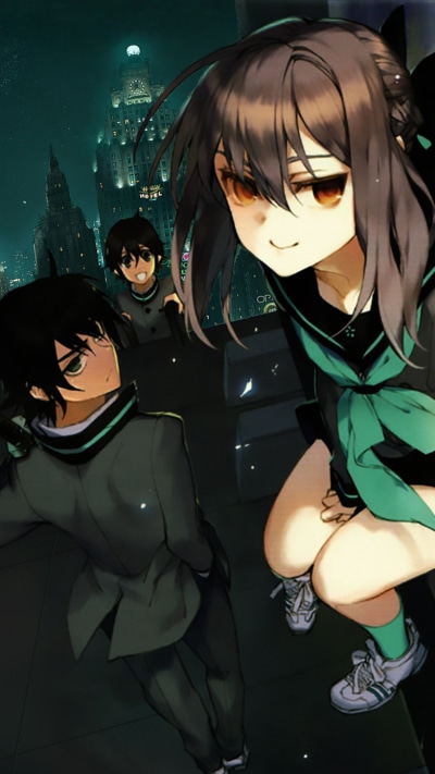 Anime Seraph of the End, Shinoa Hīragi, Yoichi Saotome, Yūichirō Hyakuya, 750x1334