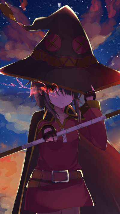 Anime KonoSuba - God’s blessing on this wonderful world!!, KonoSuba, Megumin (KonoSuba), 750x1334