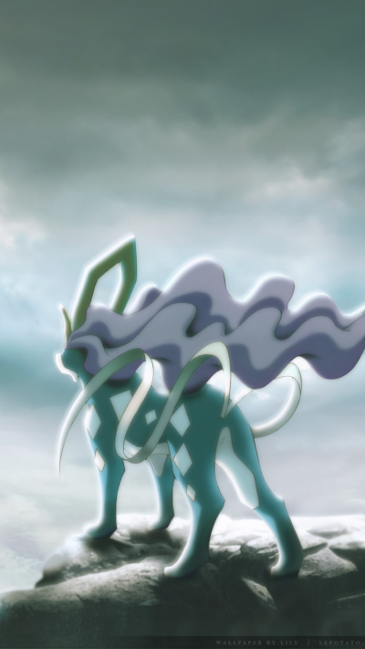 Anime Pokémon, Suicune (Pokémon), 750x1334