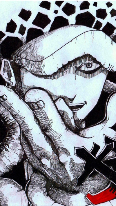 Anime One Piece, Trafalgar Law, 750x1334