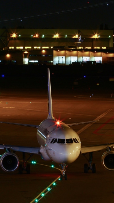 Vehicles Aircraft, Passenger Plane, Airport, Airplane, Vehicle, Night, 750x1334
