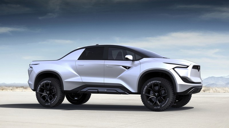 Tesla Pickup Model P, SUV, electric cars, 4K