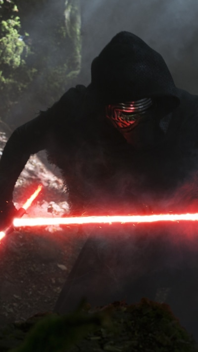 Movie Star Wars Episode VII: The Force Awakens, Lightsaber, Star Wars, Kylo Ren, 750x1334