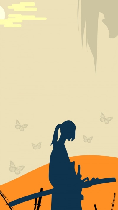 Anime Samurai Champloo, Mugen (Samurai Champloo), Samurai, Jin (Samurai Champloo), Warrior, Katana, 750x1334