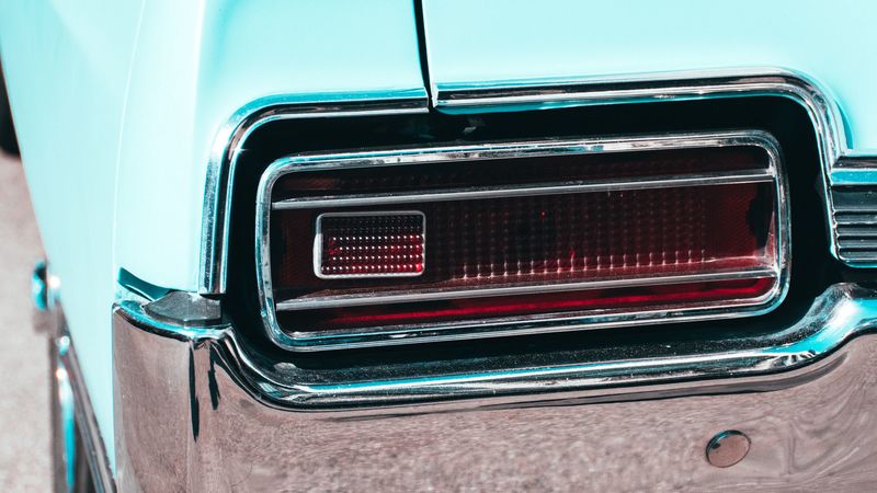bumper, headlight, retro, vintage, 4k