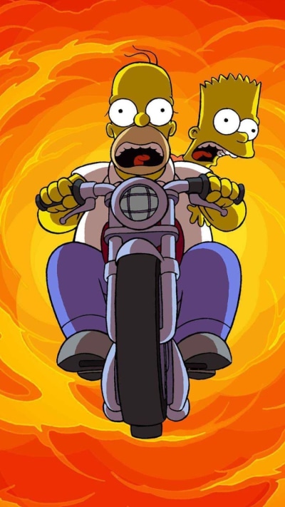 TV Show The Simpsons, Homer Simpson, Bart Simpson, 750x1334