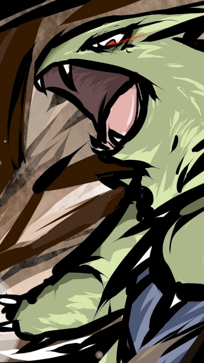 Video Game Pokémon, Tyranitar (Pokémon), 750x1334