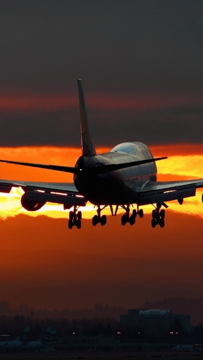 Vehicles Aircraft, Cloud, Fly, Sunset, Airplane, 750x1334