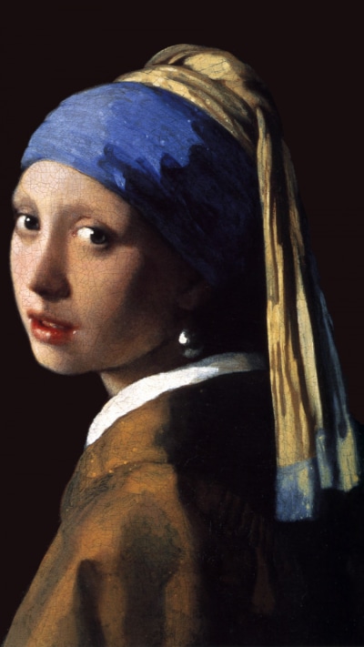 Celebrity Scarlett Johansson, Pearl, Earrings, Vermeer, Painting, 750x1334
