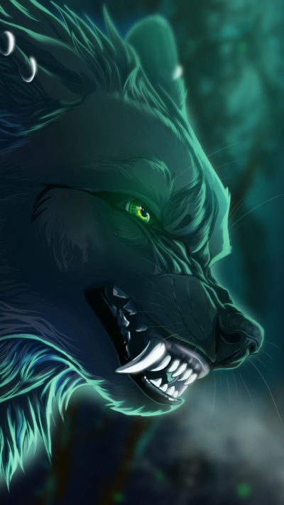 Fantasy Wolf, 750x1334