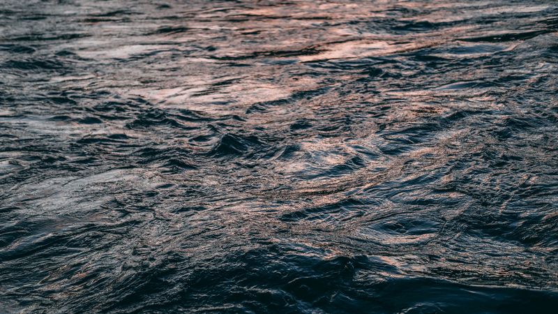 water, ripples, glare, waves, 4k