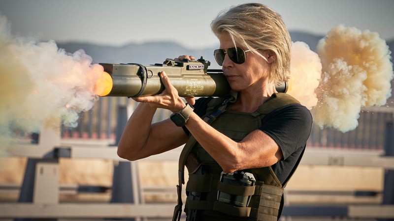 Terminator: Dark Fate, Linda Hamilton, 4K