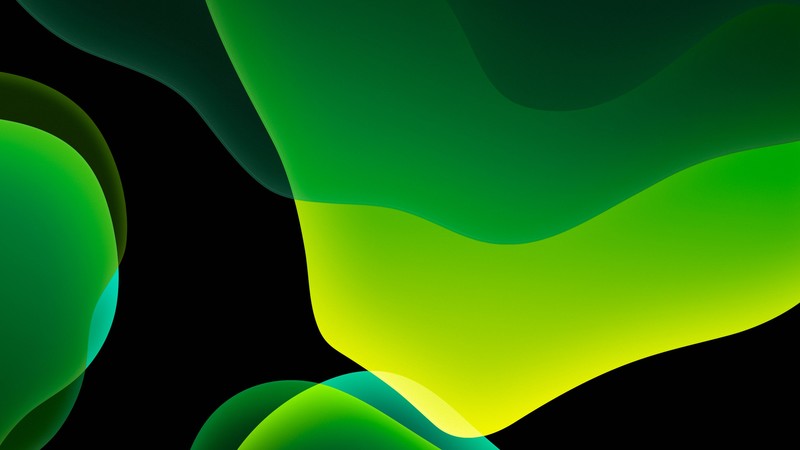 iOS 13, iPadOS, abstract, dark, WWDC 2019, 4K