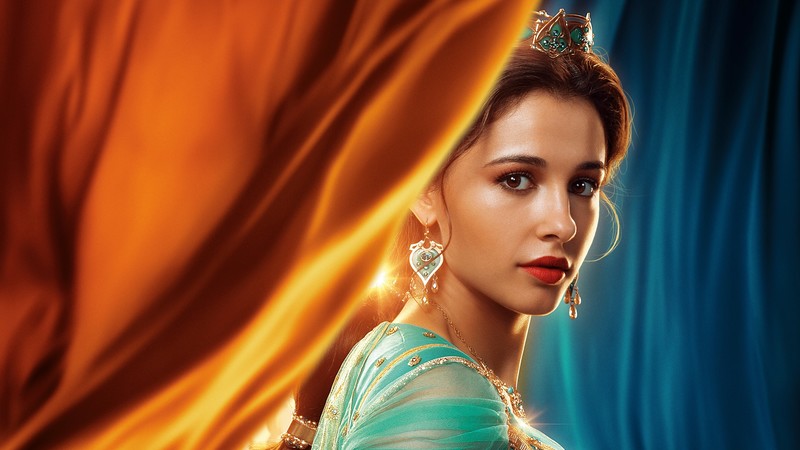 Aladdin, Naomi Scott, 4K