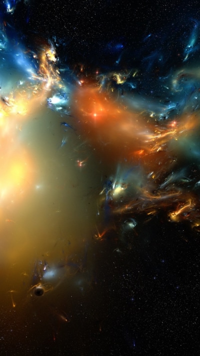 Sci Fi Nebula, Space, Stars, 750x1334