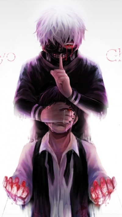 Anime Tokyo Ghoul, Ken Kaneki, 750x1334