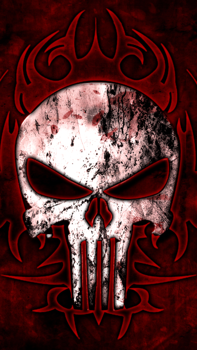 Comics Punisher, Skull, 750x1334