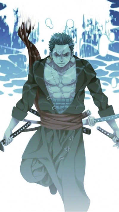 Anime One Piece, Roronoa Zoro, 750x1334