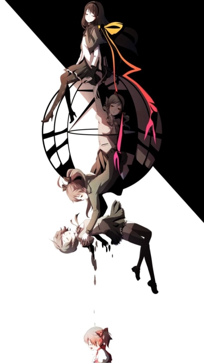 Anime Puella Magi Madoka Magica, Homura Akemi, Kyōko Sakura, Madoka Kaname, Mami Tomoe, Sayaka Miki, 750x1334