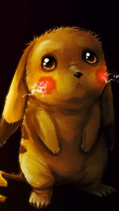 Anime Pokémon, Electric Pokémon, Pikachu, Cute, Sad, 750x1334
