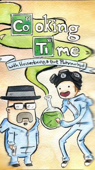 TV Show Breaking Bad, Walter White, Adventure Time, Humor, Jesse Pinkman, 750x1334