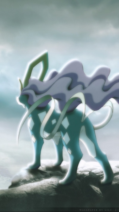 Anime Pokémon, Legendary Pokémon, Suicune (Pokémon), 750x1334