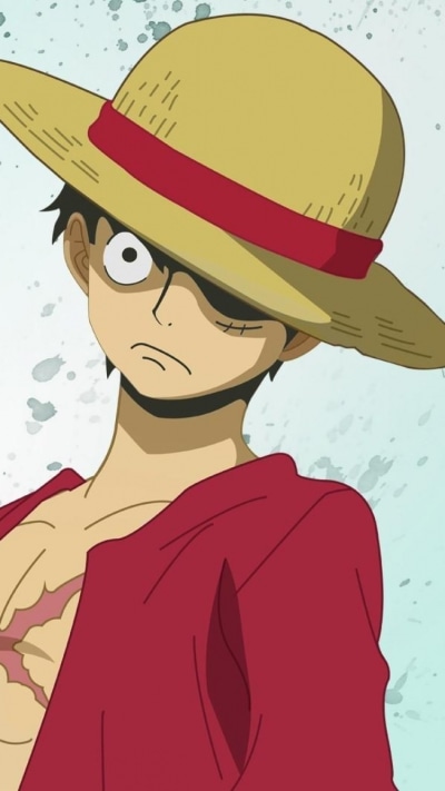 Anime One Piece, Straw Hat, Monkey D. Luffy, 750x1334