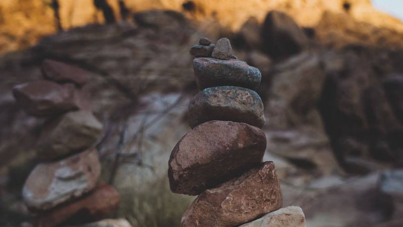 stones, balance, harmony, top, 4k