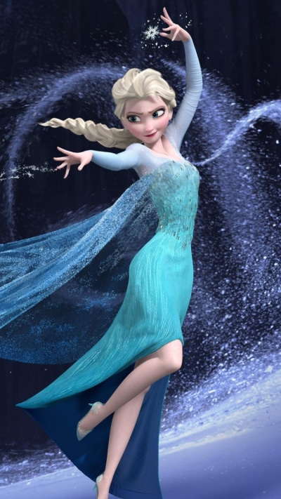Movie Frozen, Frozen (Movie), Elsa (Frozen), Snow, 750x1334