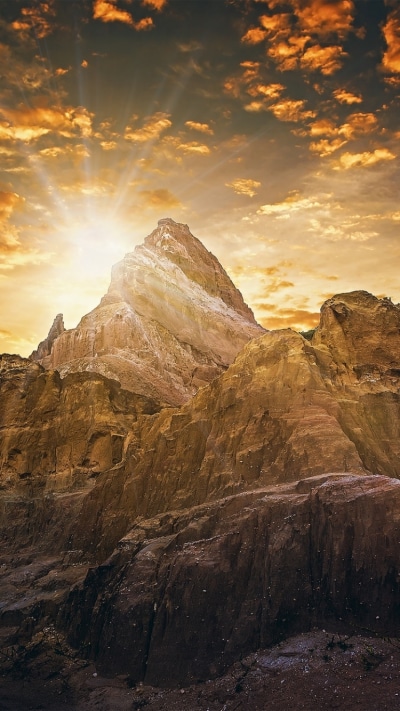 Earth Sunset, Canyon Conquerinho, Canyon, Brazil, Cloud, Sky, 750x1334