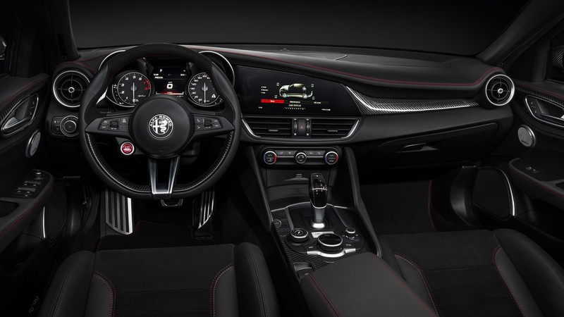 Alfa Romeo Giulia Quadrifoglio, Geneva Motor Show 2019, 4K