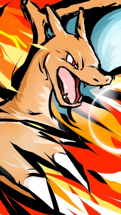 Video Game Pokémon, Charizard (Pokémon), 750x1334