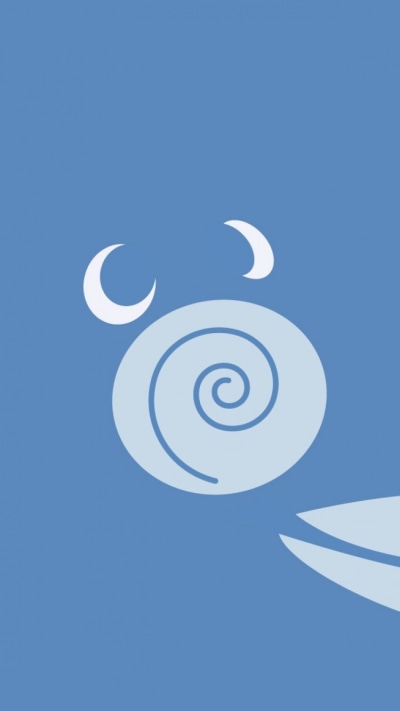 Video Game Pokémon, Minimalist, Poliwag (Pokémon), 750x1334