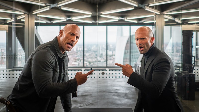 Hobbs And Shaw, Dwayne Johnson, Jason Statham, 4K