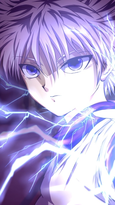 Anime Hunter x Hunter, Lightning, Killua Zoldyck, 750x1334