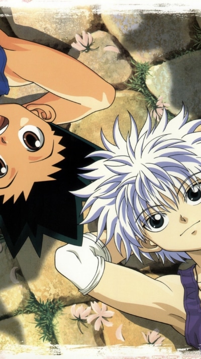 Anime Hunter x Hunter, Killua Zoldyck, Gon Freecss, 750x1334
