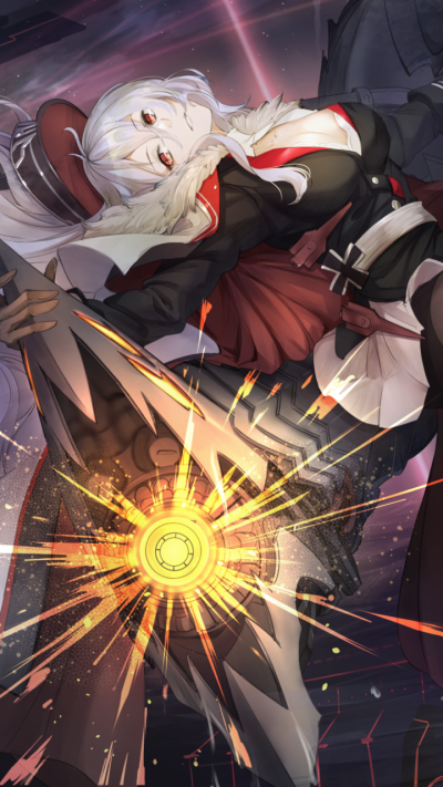 Anime Azur Lane, Graf Zeppelin (Azur Lane), 720x1280