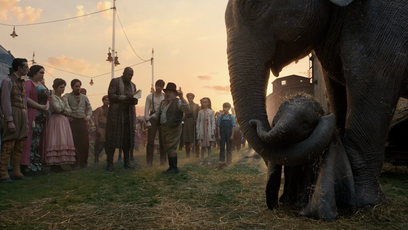 Dumbo, Colin Farrell, Nico Parker, Finley Hobbins, 4K