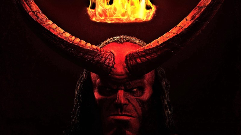 Hellboy, David Harbour, poster, 4K