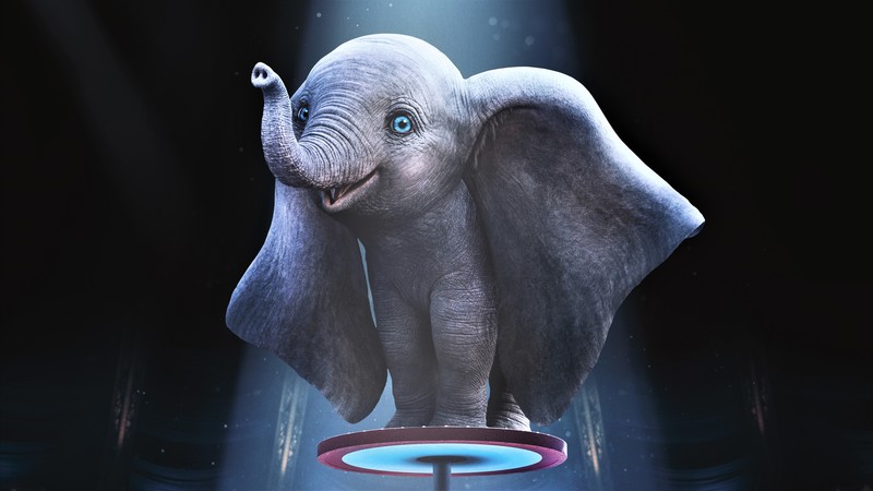 Dumbo, poster, 4K