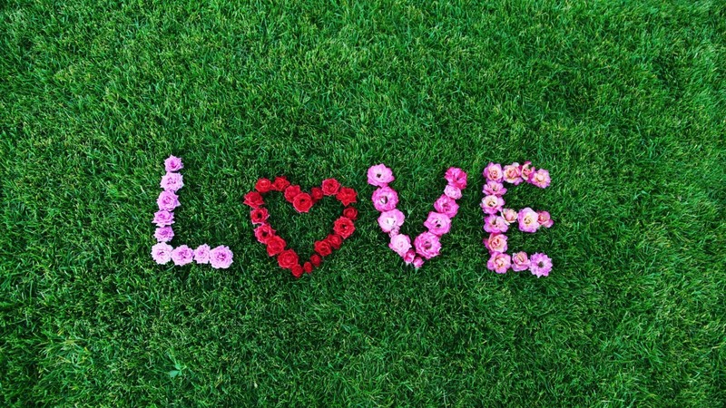 love image, heart, 4k