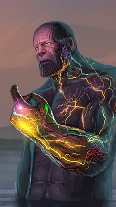 Comics Thanos, Infinity Gauntlet, Supervillain, 720x1280