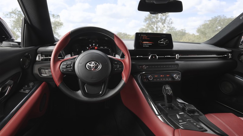 Toyota Supra A90, interior, 2020 Cars, 2019 Detroit Auto Show, 4K