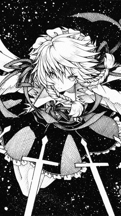 Anime Touhou, Sakuya Izayoi, 720x1280