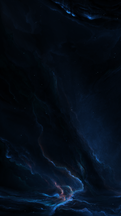 Sci Fi Nebula, Space, Blue, 720x1280